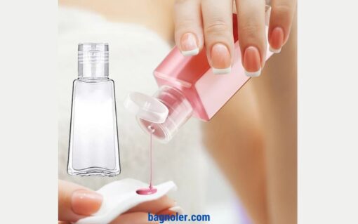 Chai nhựa chiết đầu gội, sữa tắm trong suốt 30ml có nắp lật dùng đi du lịch